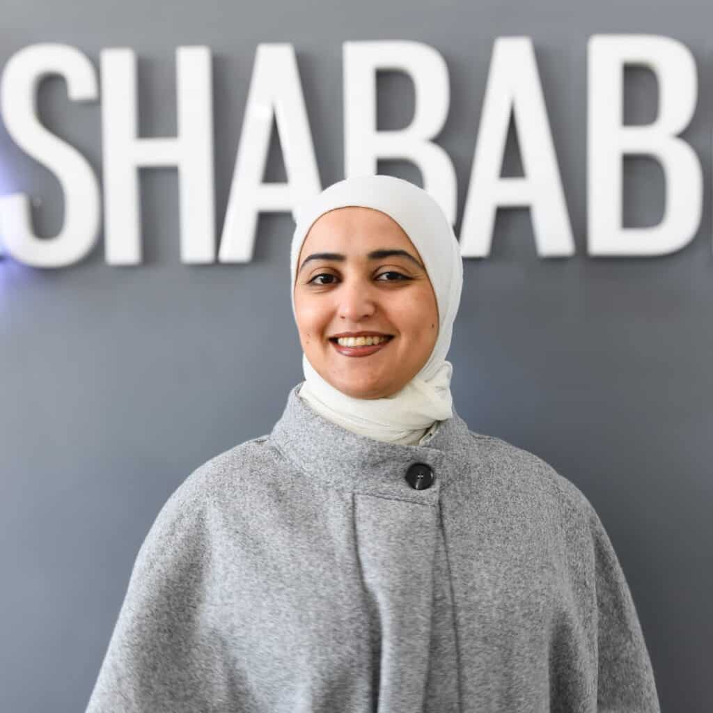 Areen helps those who learn spoken Arabic in Amman