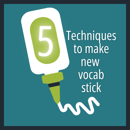 how to make Arabic vocab stick